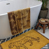 furn. Leopard Animal Jacquard Towels in Gold