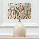 Abstract Cream Lighting - Leura  & Arley Eva  Complete Table Lamp Cream/Peridot Voyage Maison