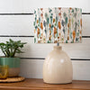 Abstract Cream Lighting - Leura  & Arley Eva  Complete Table Lamp Cream/Peridot Voyage Maison