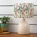 Abstract Cream Lighting - Arley Eva & Leura Complete Table Lamp Cream/Peridot Voyage Maison