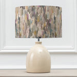 Abstract Cream Lighting - Leura  & Azima Eva  Complete Table Lamp Cream/Ironstone Voyage Maison