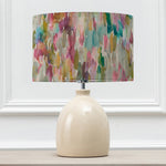 Abstract Cream Lighting - Leura  & Azima Eva  Complete Table Lamp Cream/Lotus Voyage Maison