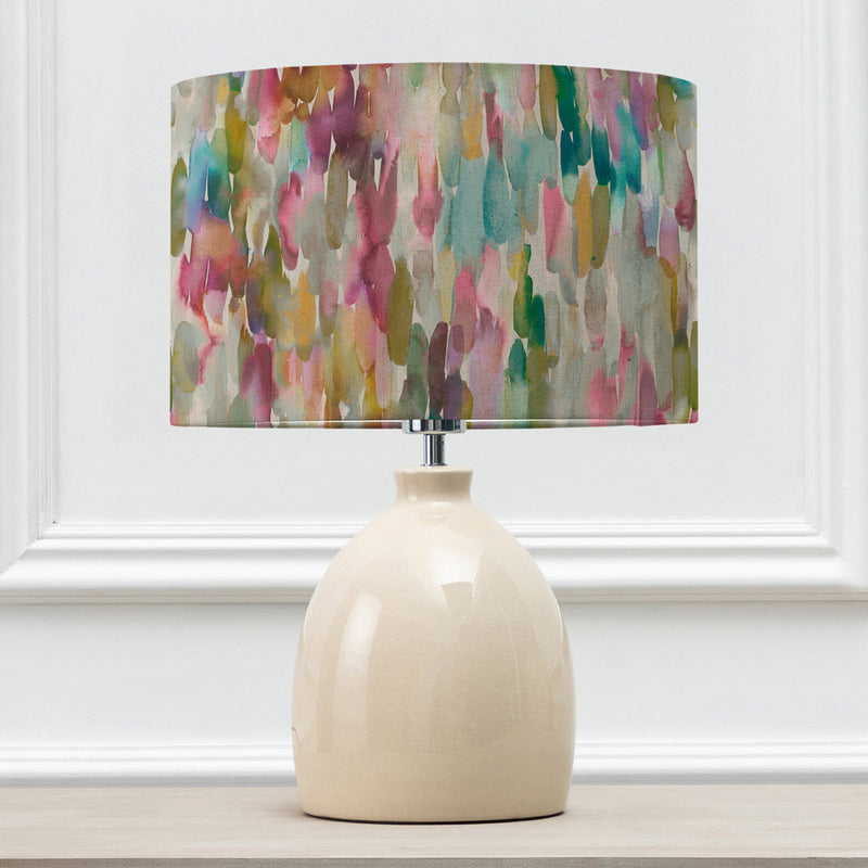 Abstract Cream Lighting - Leura  & Azima Eva  Complete Table Lamp Cream/Lotus Voyage Maison