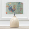 Animal Cream Lighting - Leura  & Bilbury Flock Eva  Complete Table Lamp Cream/Robins Egg Voyage Maison