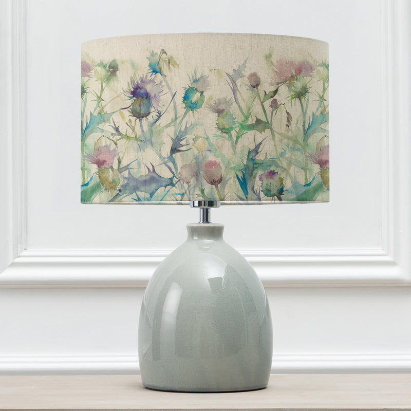 Animal Blue Lighting - Buttermere Eva & Leura Complete Table Lamp Duck/Linen Voyage Maison