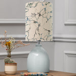 Abstract Blue Lighting - Carrara Anna & Leura Complete Table Lamp Duck/Frost Additions