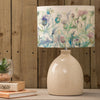 Floral Cream Lighting - Leura  & Cirsium Eva  Complete Table Lamp Cream/Damson Voyage Maison