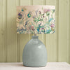 Floral Blue Lighting - Cirsium Eva & Leura Complete Table Lamp Duck/Damson Voyage Maison