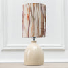 Abstract Cream Lighting - Leura  & Falls Anna  Complete Table Lamp Cream/Ironstone Additions