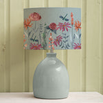 Floral Blue Lighting - Florabunda Eva & Leura Complete Table Lamp Duck/Cornflower Voyage Maison