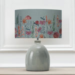 Floral Blue Lighting - Florabunda Eva & Leura Complete Table Lamp Duck/Cornflower Voyage Maison