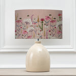 Floral Cream Lighting - Hermione Eva & Leura Complete Table Lamp Cream/Blush Voyage Maison