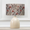 Animal Cream Lighting - Leura  & Katsura Eva  Complete Table Lamp Cream/Mulberry Voyage Maison