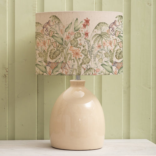  Lighting - Topical Utopia Eva & Leura Complete Table Lamp Cream/Multicolour Voyage Maison