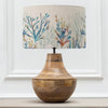 Abstract Brown Lighting - Coral Reef Eva & Leven Complete Table Lamp Mango/Cobalt Voyage Maison