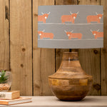 Animal Brown Lighting - Dougal Eva & Leven Complete Table Lamp Mango/Granite Voyage Maison