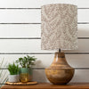 Floral Brown Lighting - Leven  & Eden Anna  Complete Table Lamp Mango/Sienna Additions