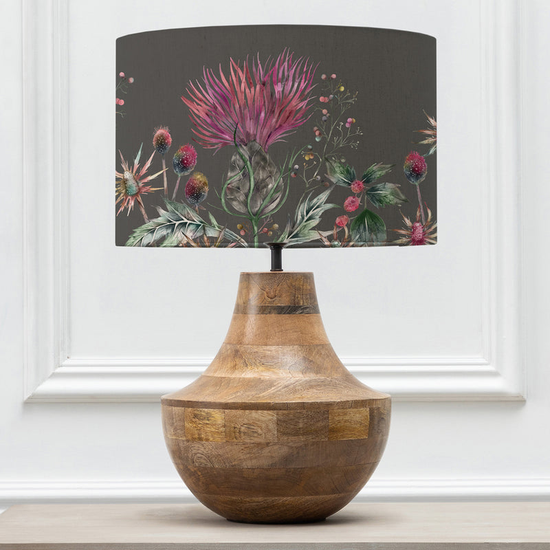 Floral Brown Lighting - Leven  & Elysium Eva  Complete Table Lamp Mango/Onyx Voyage Maison