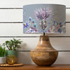 Floral Brown Lighting - Leven  & Elysium Eva  Complete Table Lamp Mango/Sapphire Voyage Maison