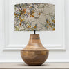 Floral Brown Lighting - Hawthorn Eva & Leven Complete Table Lamp Mango/Olive Darren Woodhead