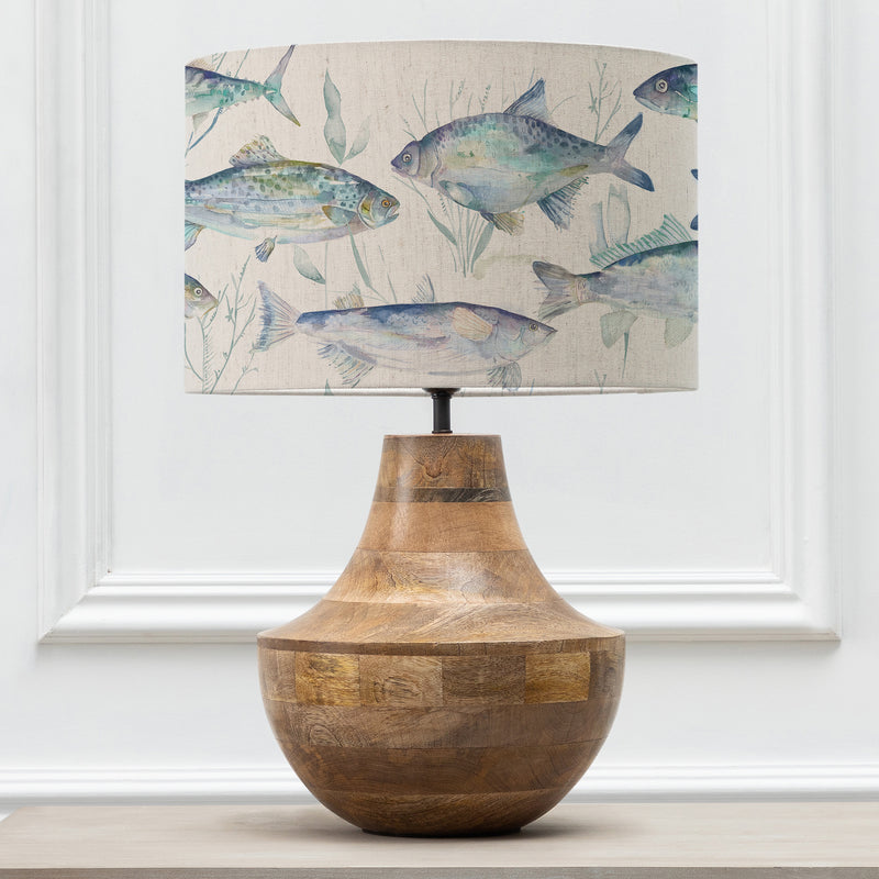 Animal Brown Lighting - Ives Waters Eva & Leven Complete Table Lamp Mango/Marine Voyage Maison