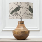 Animal Brown Lighting - Monarch Eva & Leven Complete Table Lamp Mango/Linen Voyage Maison