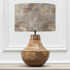 Abstract Brown Lighting - Leven  & Monet Eva  Complete Table Lamp Mango/Ironstone Voyage Maison