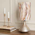 Abstract Gold Lighting - Falls Anna & Luna Complete Table Lamp Glass/Ironstone Additions