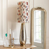 Abstract Gold Lighting - Arwen Anna & Minerva Complete Table Lamp Glass/Rosewater Additions