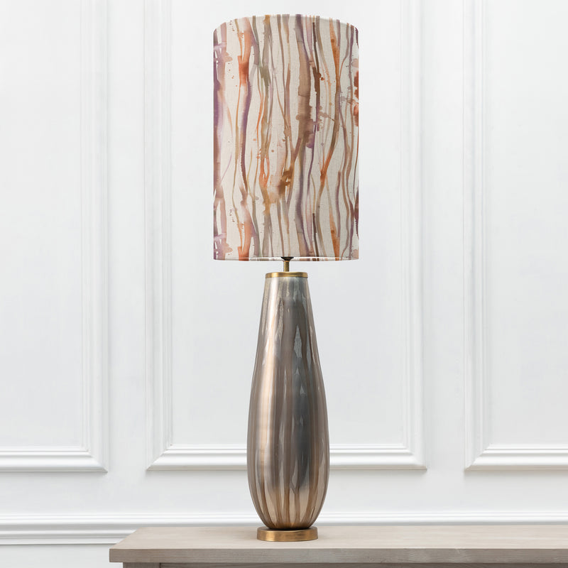 Abstract Gold Lighting - Falls Anna & Minerva Complete Table Lamp Glass/Ironstone Additions