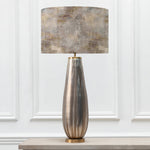 Abstract Gold Lighting - Minerva  & Monet Eva  Complete Table Lamp Glass/Ironstone Voyage Maison