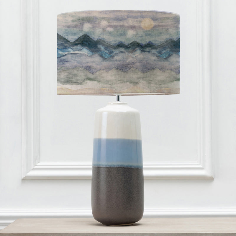 Abstract Blue Lighting - Nama  & Arizona Eva  Complete Table Lamp Sky/River Voyage Maison