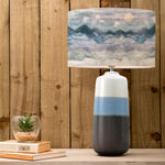 Abstract Blue Lighting - Nama  & Arizona Eva  Complete Table Lamp Sky/River Voyage Maison