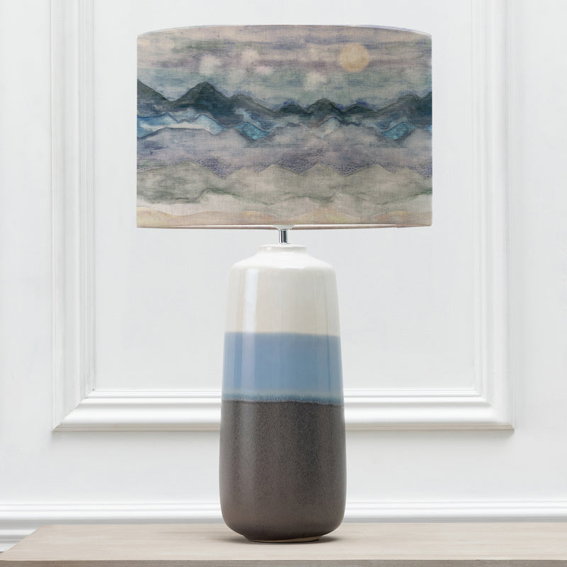 Abstract Blue Lighting - Arizona Eva & Nama Complete Table Lamp Sky/River Voyage Maison