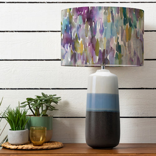 Abstract Blue Lighting - Nama  & Azima Eva  Complete Table Lamp Sky/Indigo Voyage Maison