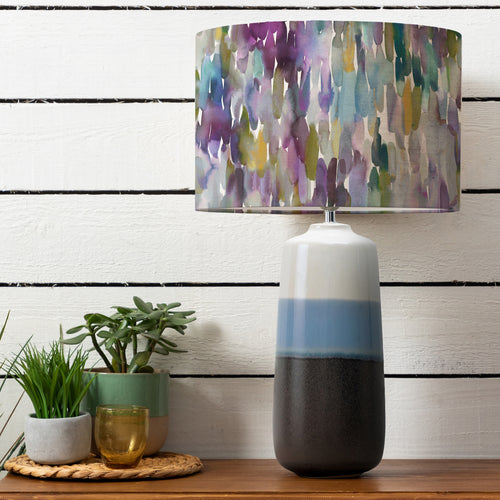 Abstract Blue Lighting - Azima Eva & Nama Complete Table Lamp Sky/Indigo Voyage Maison