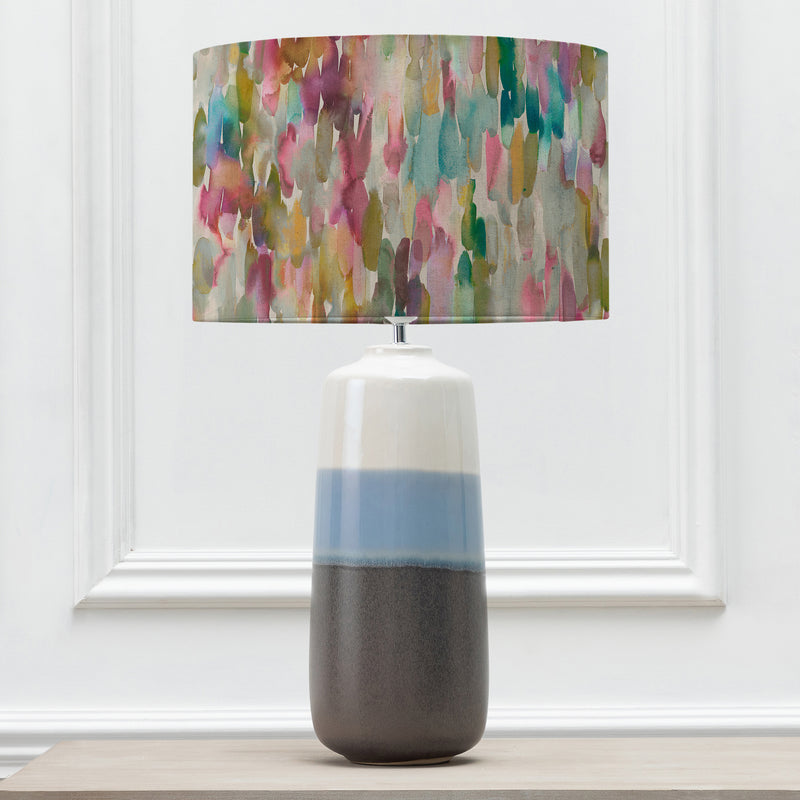 Abstract Blue Lighting - Azima Eva & Nama Complete Table Lamp Sky/Lotus Voyage Maison