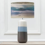 Abstract Blue Lighting - Nama  & Fjord Eva  Complete Table Lamp Sky/Loch Voyage Maison