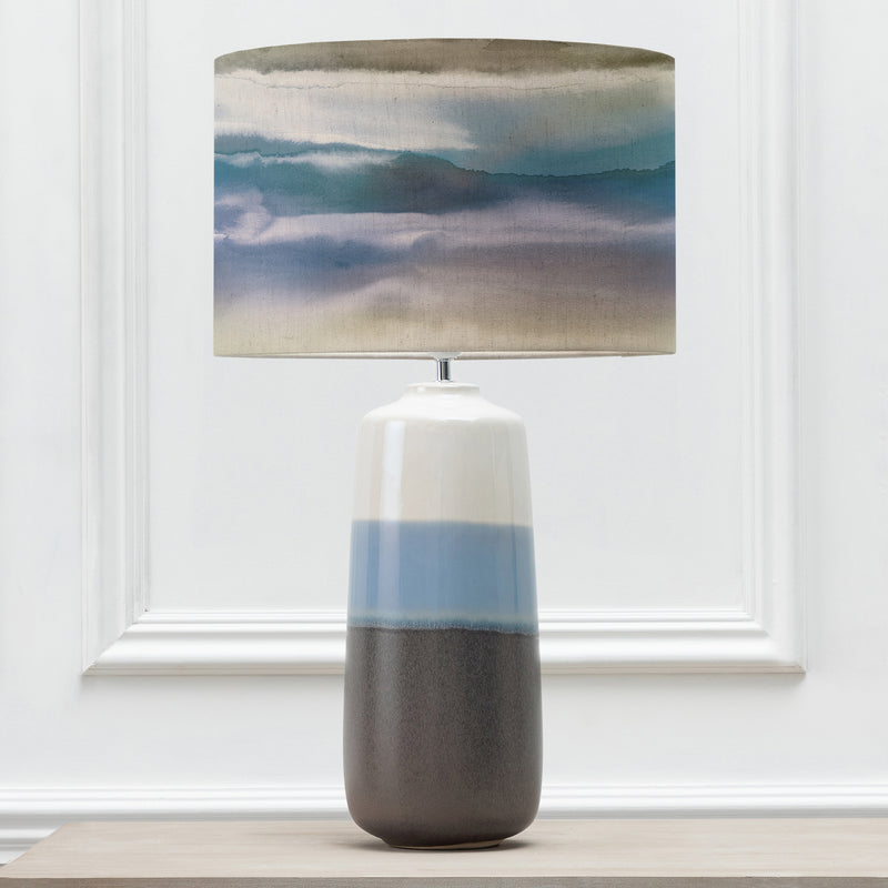 Abstract Blue Lighting - Fjord Eva & Nama Complete Table Lamp Sky/Loch Voyage Maison