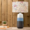 Floral Blue Lighting - Nama  & Hedgerow Eva  Complete Table Lamp Sky/Linen Voyage Maison