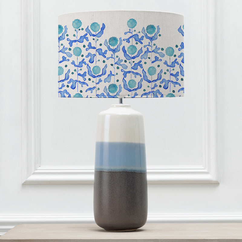 Abstract Blue Lighting - Mariani Eva & Nama Complete Table Lamp Cobalt Voyage Maison