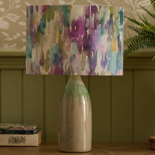 Abstract Green Lighting - Azima Eva & Narvi Complete Table Lamp Jade/Indigo Voyage Maison