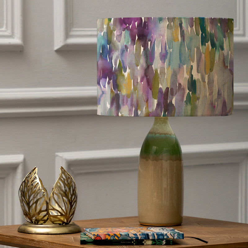 Abstract Green Lighting - Narvi  & Azima Eva  Complete Table Lamp Jade/Indigo Voyage Maison