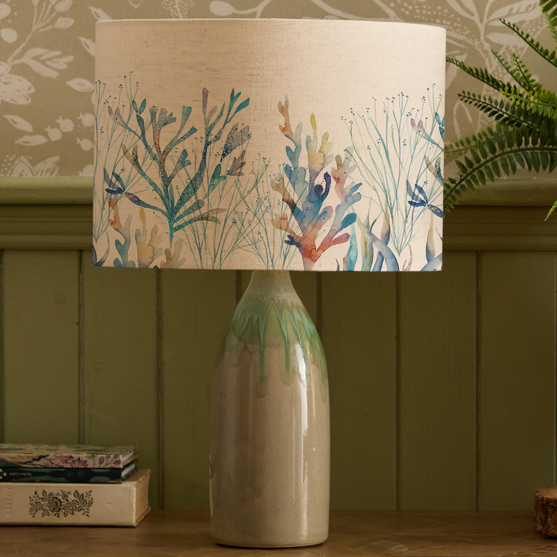 Abstract Green Lighting - Coral Reef Eva & Narvi Complete Table Lamp Jade/Kelpie Voyage Maison