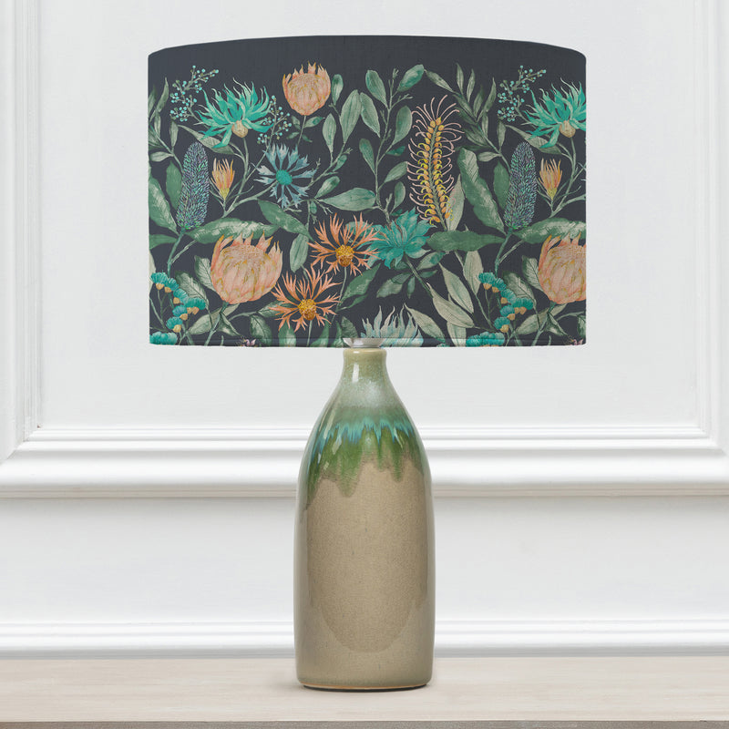 Floral Green Lighting - Fortazela Eva & Narvi Complete Table Lamp Jade/Sapphire Voyage Maison