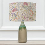 Floral Green Lighting - Narvi  & Hedgerow Eva  Complete Table Lamp Jade/Linen Voyage Maison