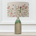 Floral Green Lighting - Narvi  & Hermione Eva  Complete Table Lamp Jade/Linen Voyage Maison