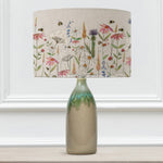 Floral Green Lighting - Hermione Eva & Narvi Complete Table Lamp Jade/Linen Voyage Maison