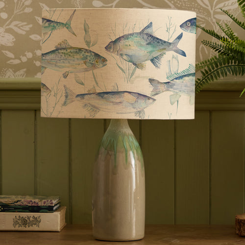 Animal Green Lighting - Ives Waters Eva & Narvi Complete Table Lamp Jade/Marine Voyage Maison