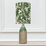 Floral Green Lighting - Narvi  & Rowan Mini Anna  Complete Table Lamp Jade/Apple Additions